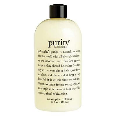 哲学纯度使简单的一步面部清洁16盎司/473.1 毫升