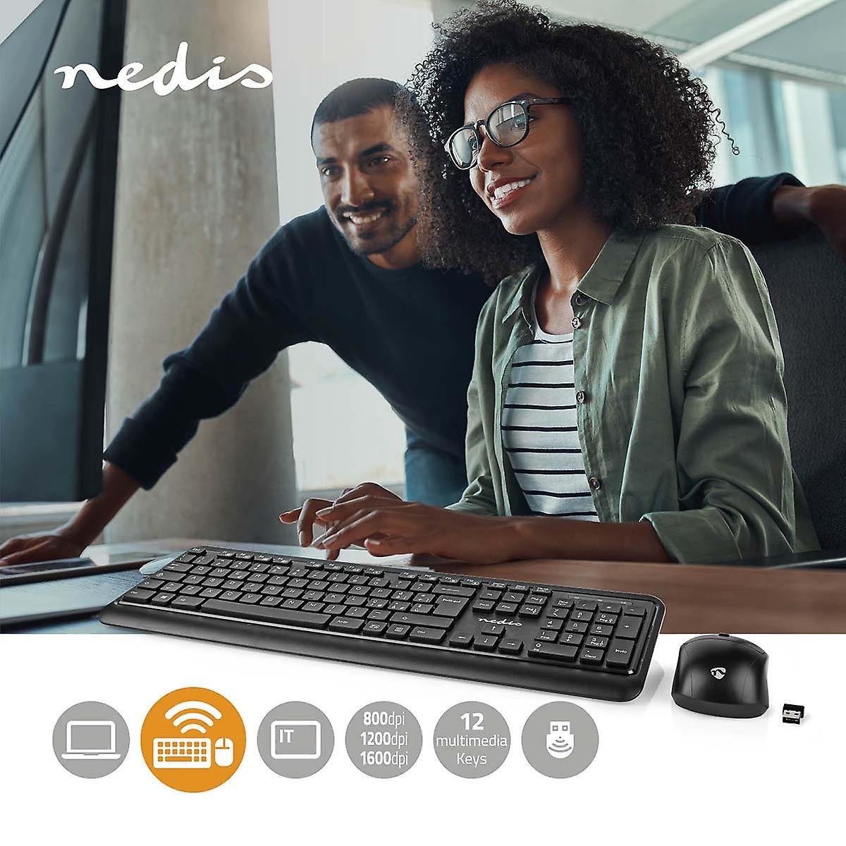 Mouse & Keyboard | Wireless | Mouse & Keyboard Connection: USB | 800 / 1200 / 1600 dpi | Adjustments