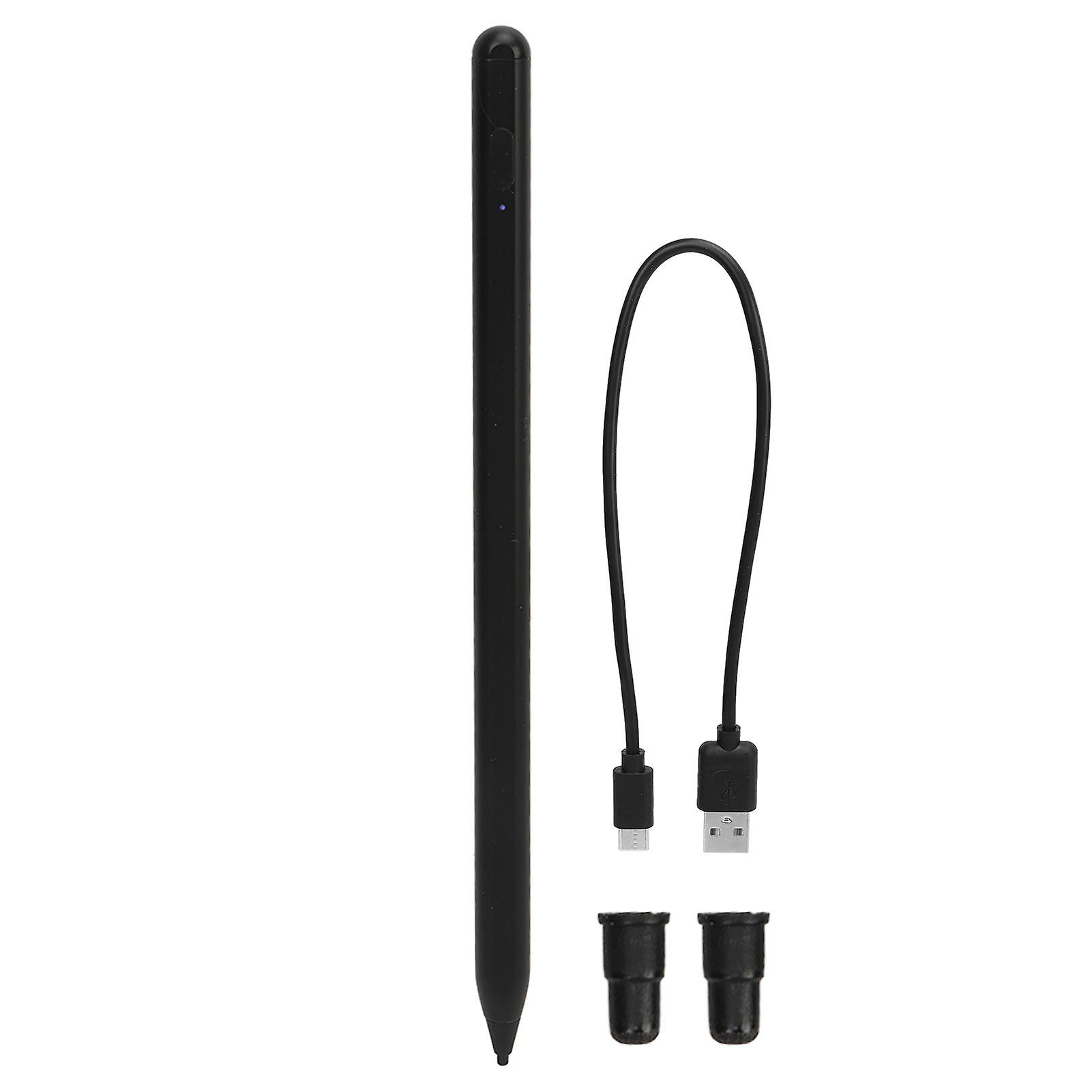 Stylus Pen Digital Pencil Fine Point Quiet Write Smart Pen mit 2 Tipps für IOS für Android-Tablets Schwarz