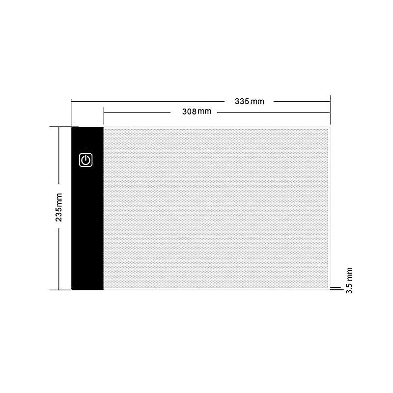 INF Tracing Light Pad, A4 Tracing LEDopy Board Light Box