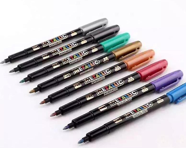 Round Head 203015871 Metallic Marker Pen Set For Drawing