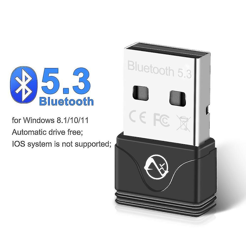 Zexmte 100m Bluetooth 5.3 Adapter Free Driver Usb Bluetooth Dongle Adaptador For Pc Windows 11/10 Mo