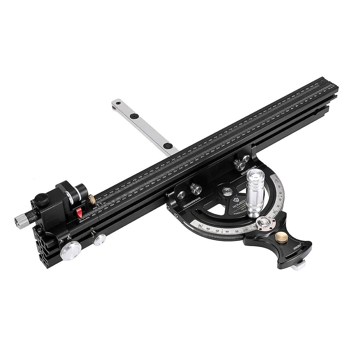 0-70 Degree Miter Gauge With 850mm Fence For Woodworking Table Saw Router - Precision Angle Setting