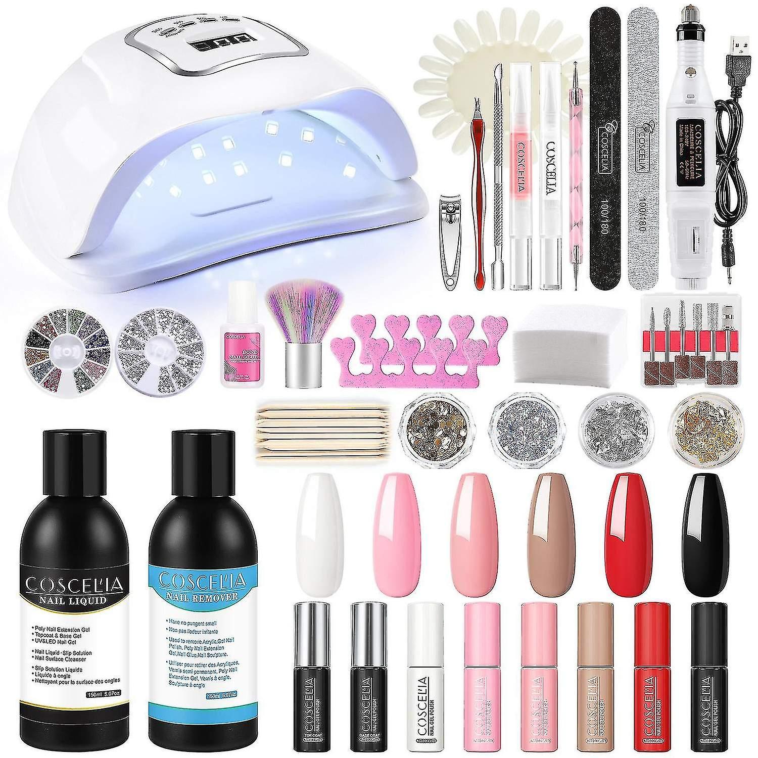 One tube one color nail polish tool set beginners manicure tool set