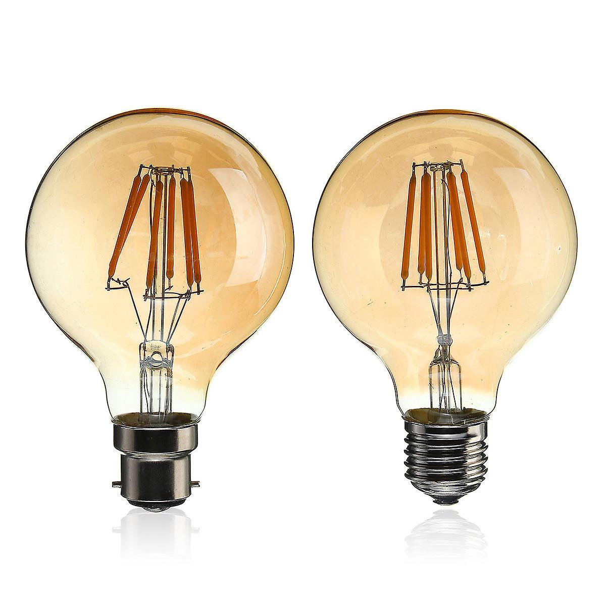 Dimmable Led 6w Vintage Globe Cage Filament Light Bulb Lamp Ac220v