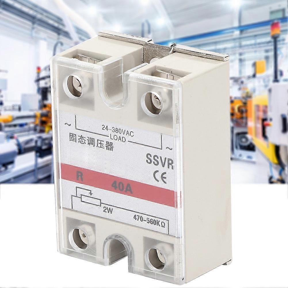 SSVR-40A 24-380VAC Low Frequency Solid State Voltage Regulator Single Phase Relay Module