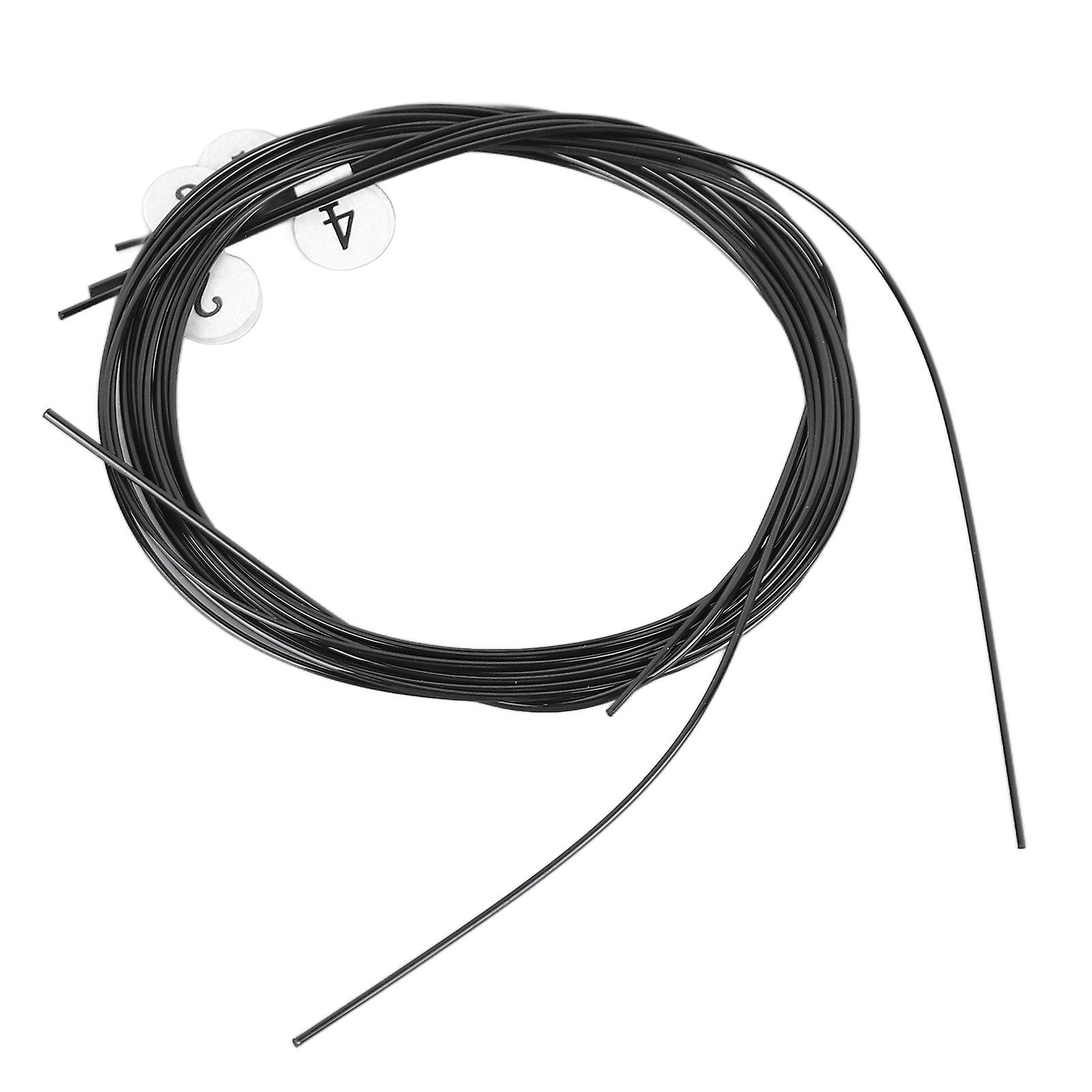 Ukulele Strings Black Nylon Warm Rich Sound Universal Ukulele Guitar Replacement Strings