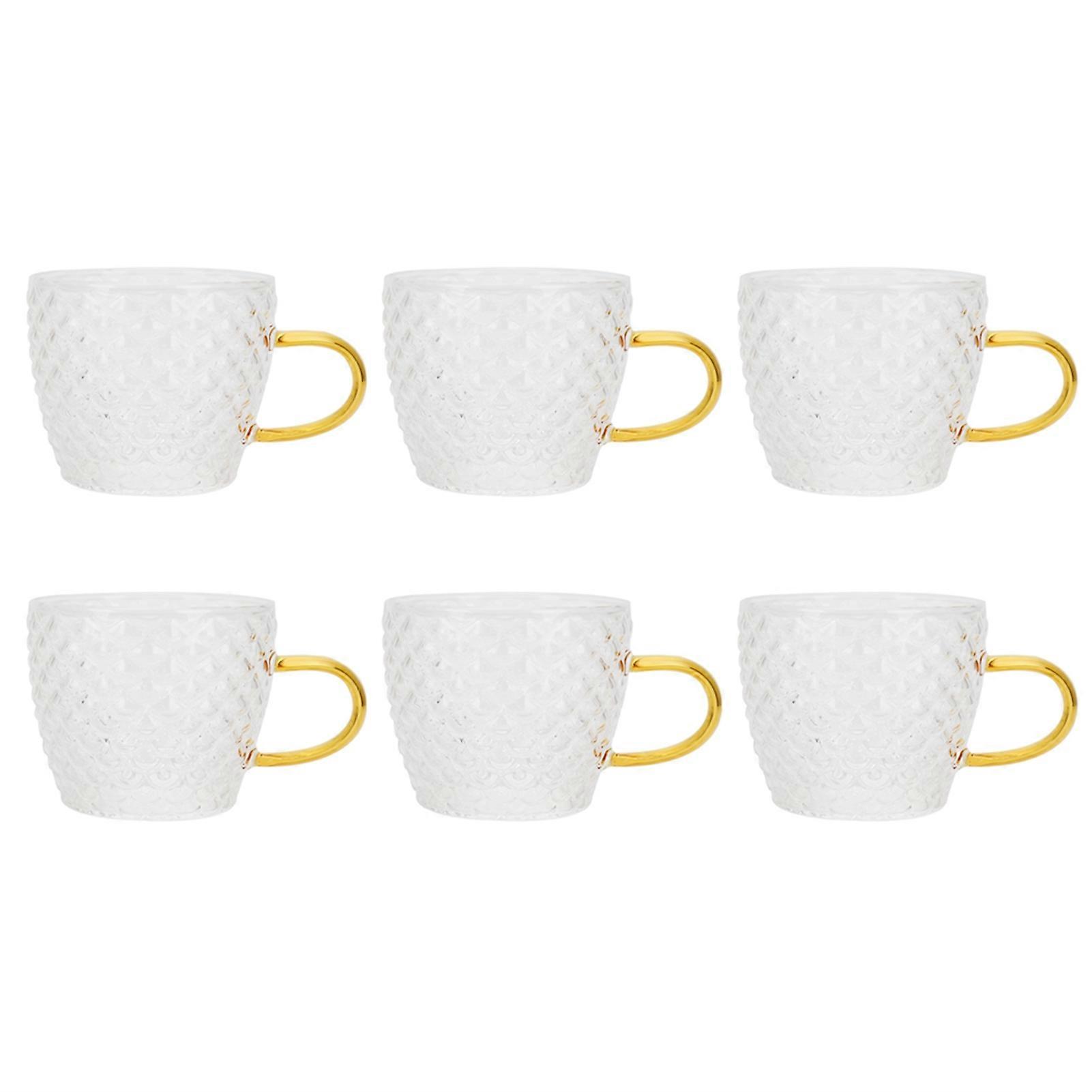 Glass Tea Cups, Handle, Tea Set Accessories