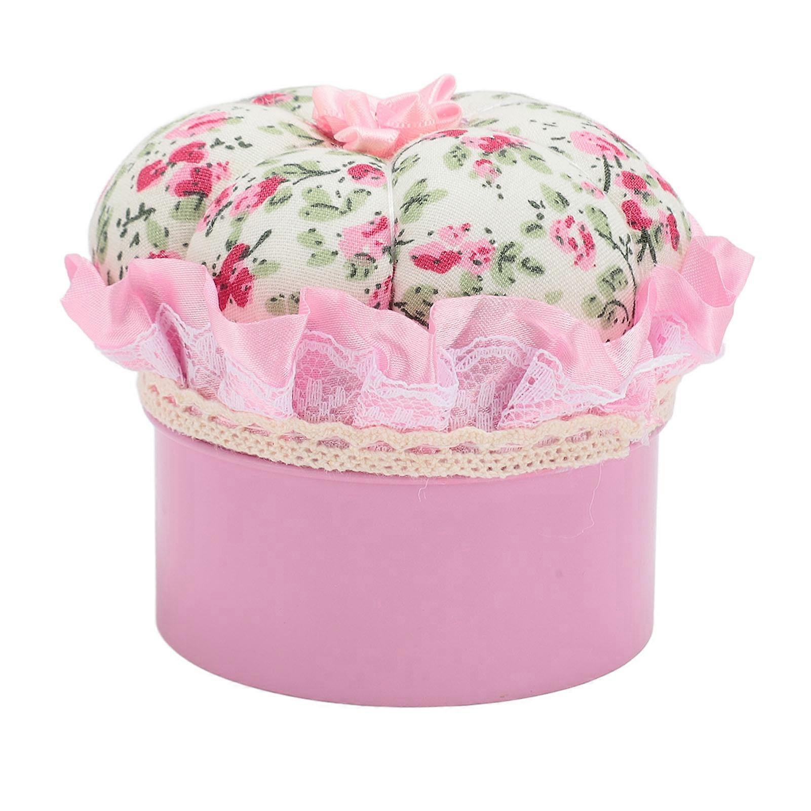 2 قطعة اليقطين على شكل دبوس وسادة مربع تخزين لطيف المحمولة دبوس الخياطة حامل مربع للخياطة اليومية DIY الحرفية التطريز