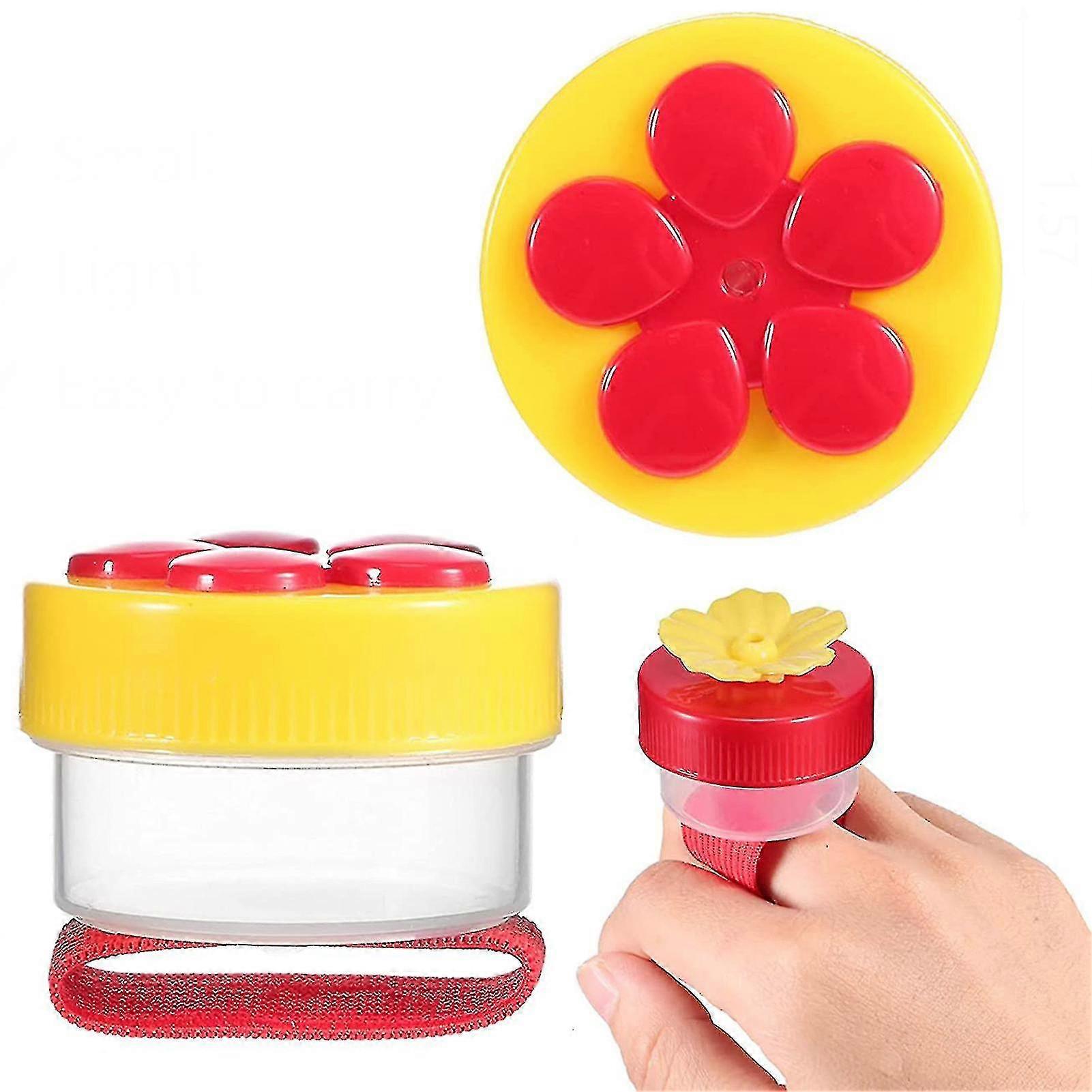 4 Pcs Hummingbird Ring Feeder Hand Held Feeding Tools For Outdoor Backyard
