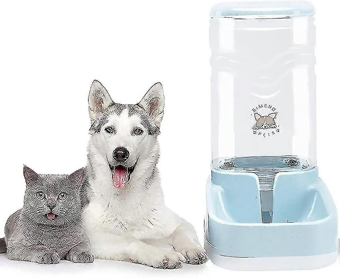 11l Automatic Pet Waterer Dispenser, Large Dog Water Dispenser Station, Self-dispensing Gravity Water Drinking Fountain (3.8l Singer)