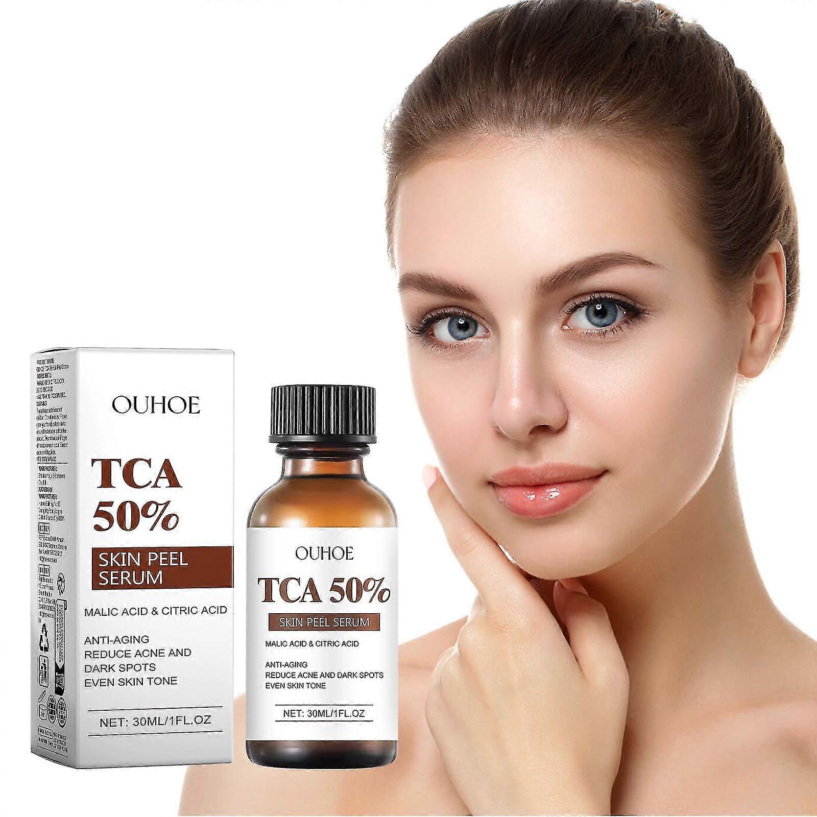 Dark Unbrand Citric Peeling Serum Chemical Peel For Face Peeling Solution Skin Peel Chemical Exfoliant For Face Exfoliating Facial Peel For 30Ml