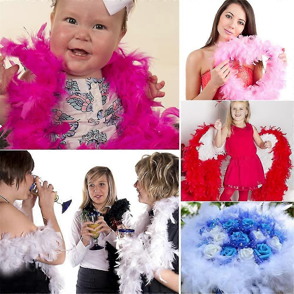 Db11 Federboas 6,6ft - 6 Farben Mit Sonnenbrillen Für Party & Karneval