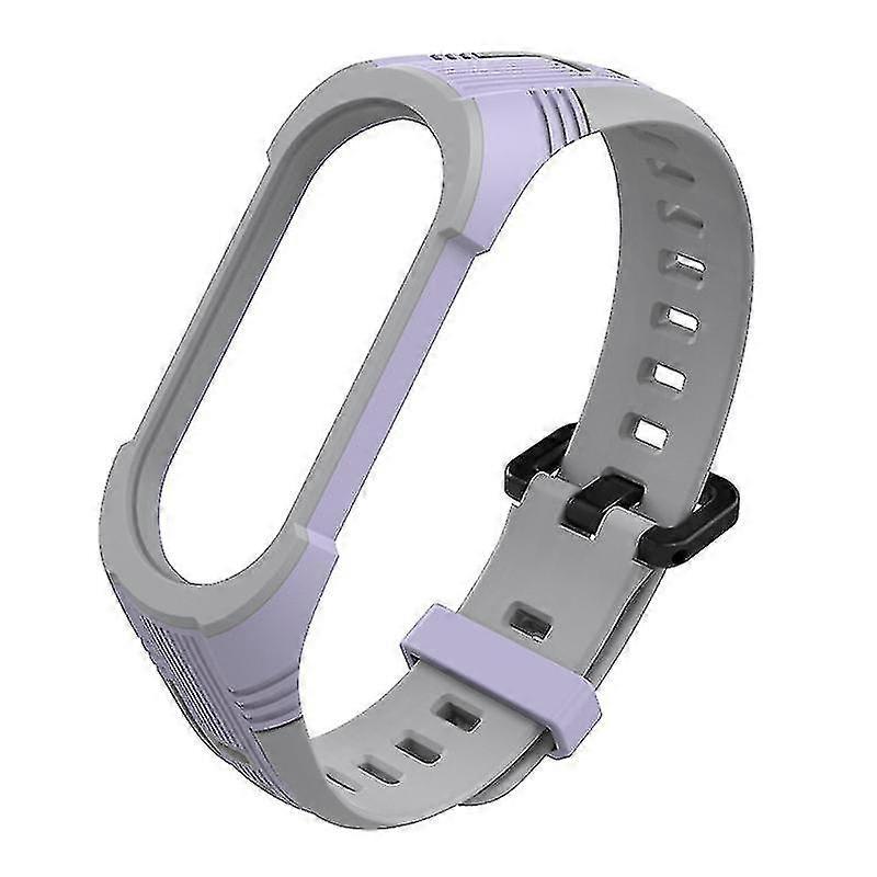silicone watch strap compatible with xiaomi mi band 3 4 5 / silicone