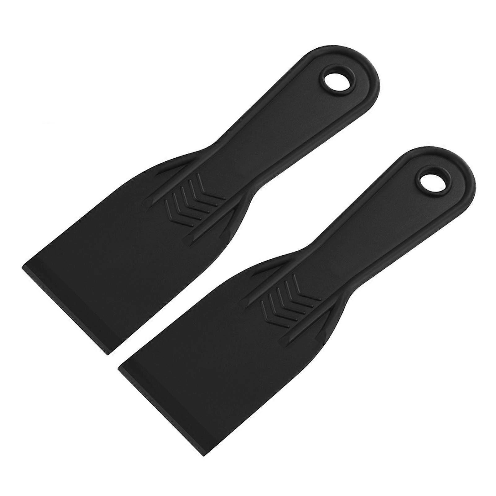 2pcs SLA DLP UV Resin 3D Printing Model Shovel Plastic Removal Tool Black Spade Spatula Compatible with Creality Anycubic Wanhao TENLOG 3D Printer