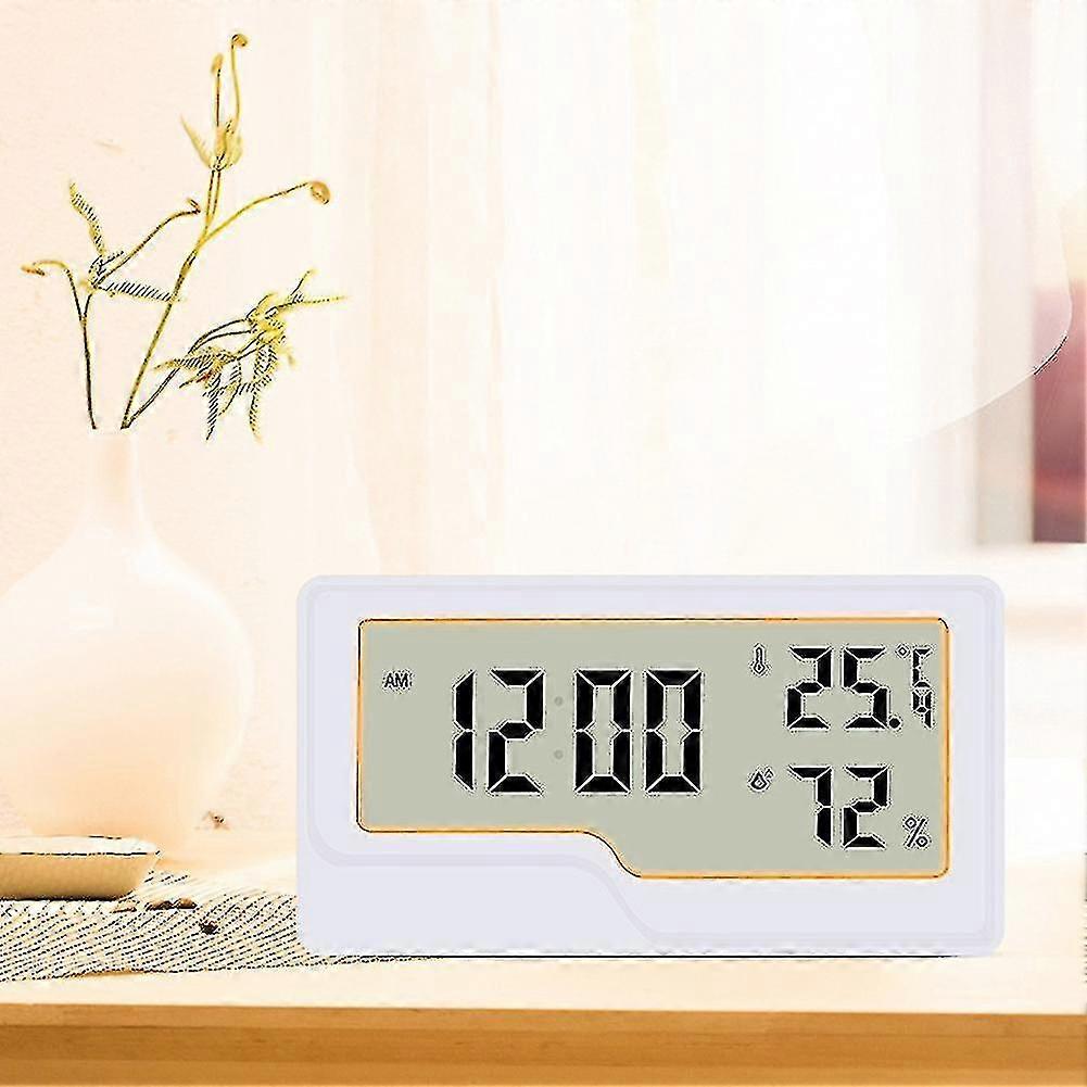 Hygrometer Thermometer Digital Temperature Time Clock Lcd Strain Gauge Sensor Humidity Meter Backli