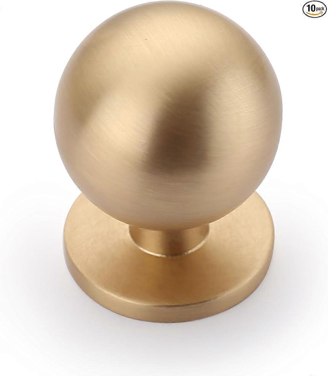 Brushed Brass Kitchen Cabinet Knobs, Cabinet Knobs Kitchen Cabinet Hardware for Cupboard Drawer Knobs Dresser Knobs