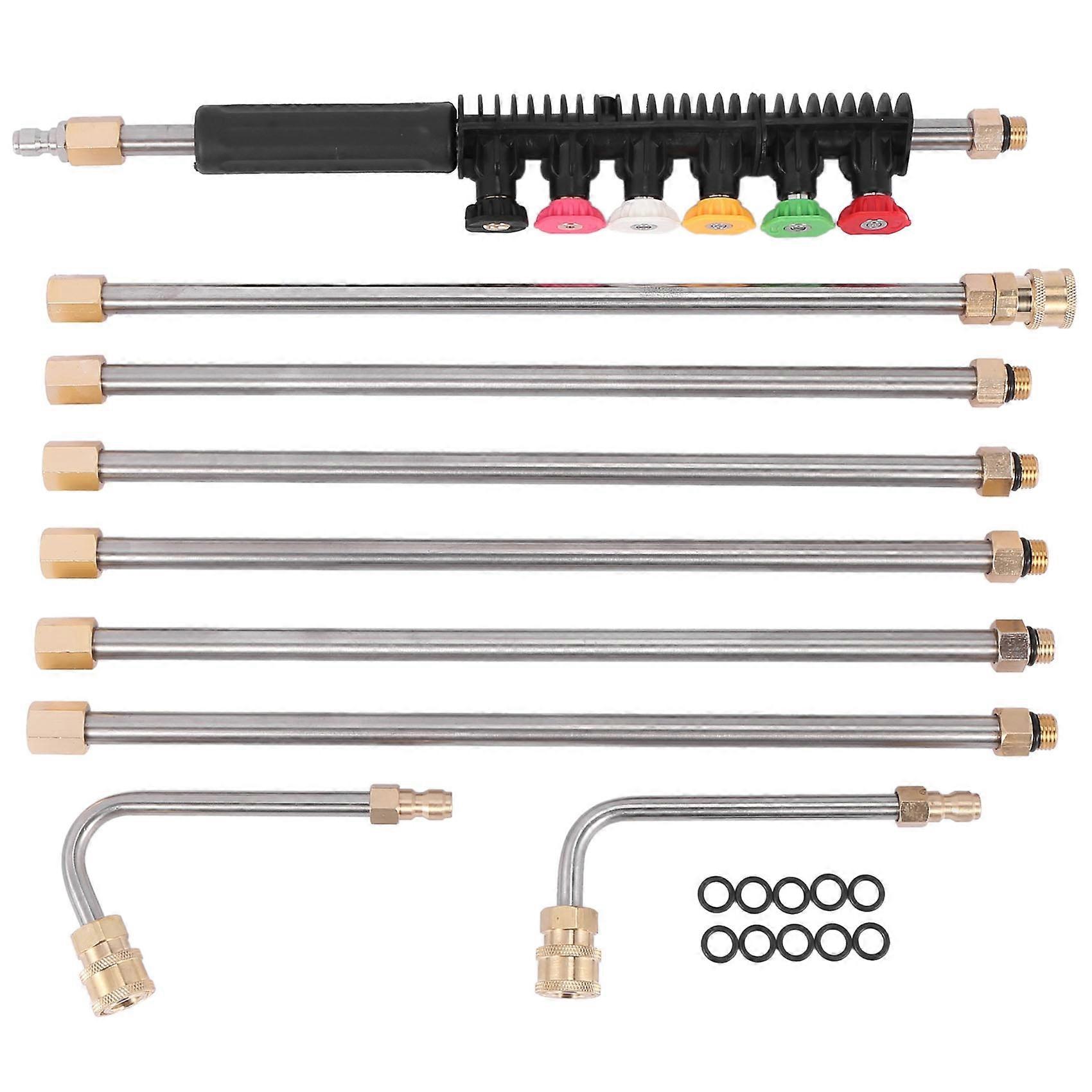 Pressure Washer Extension Wands - 120 Inch Power Washer Gutter Cleaning Tools, Telescoping Replacem