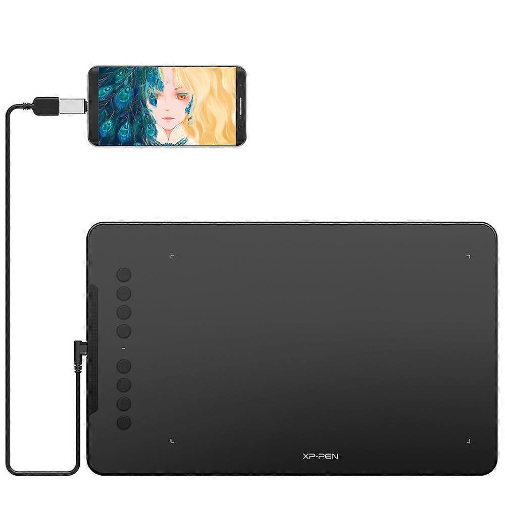 Deco01 V1 Grafiktablett Zeichnung Digitale Tablets 8192 Levels Kunstanimation für Kinder Windows Mac Batteriefreier Stift