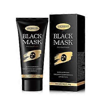 Facial Mask Black Absorbing Tearing Facial Mask Cleaning Pore Oil Control Apply Facial Mask Black Mud Film_c24070471