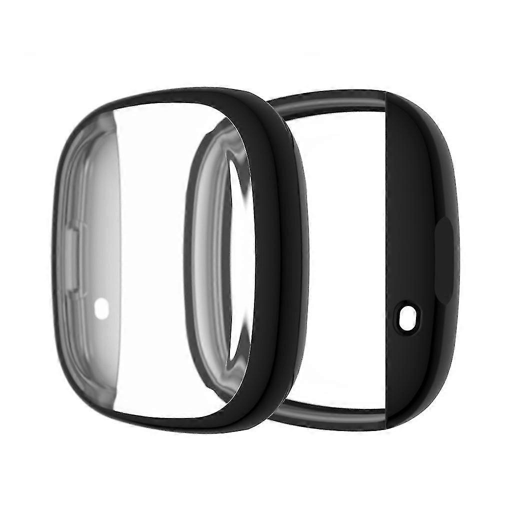 Electroplate Tpu Case Cover Frame Protector Screen Protector For Fitbit Versa3