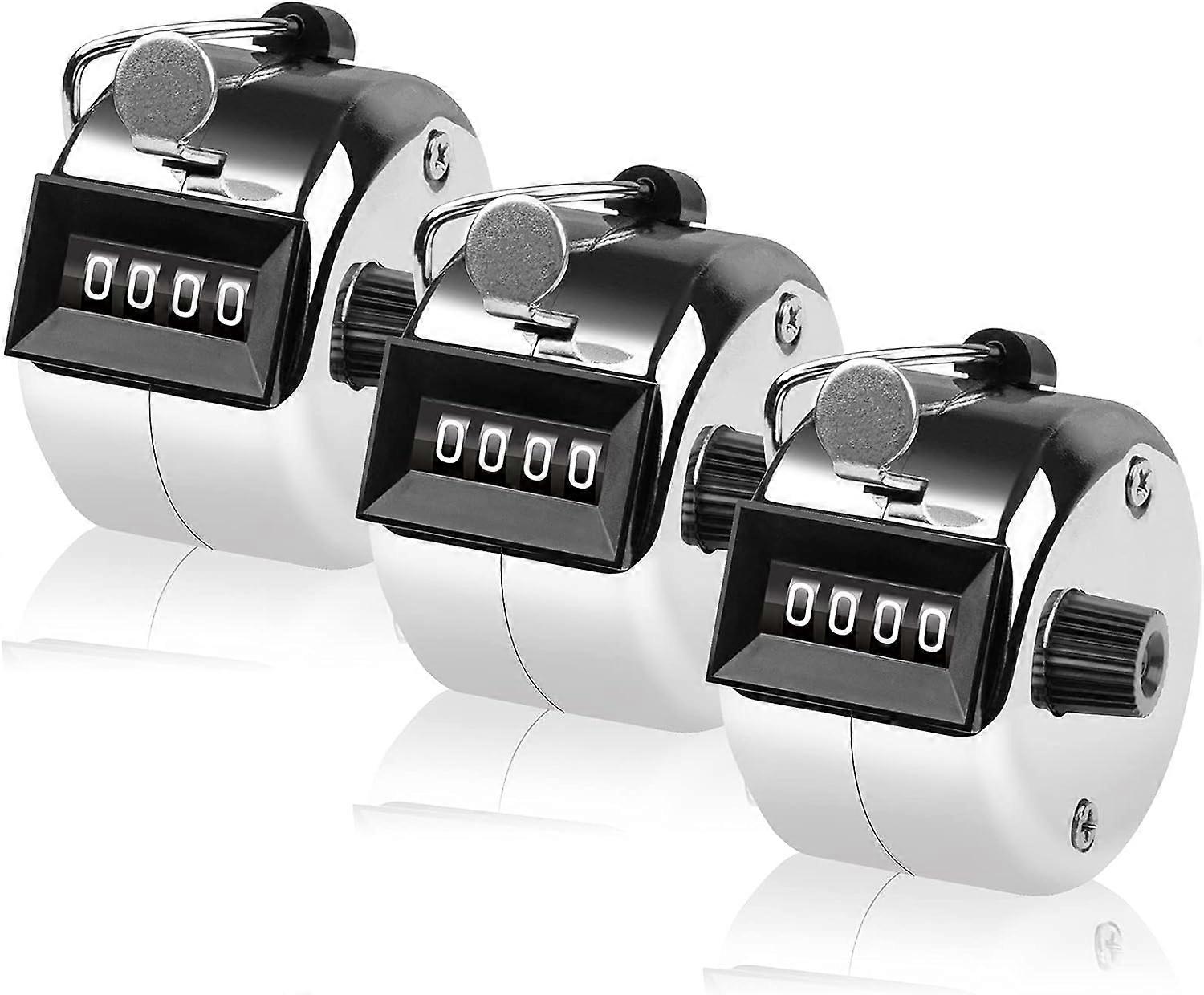 Digit Click Counter - Manual Metal Counter - Clicker to Count, Score Golf3 pcs