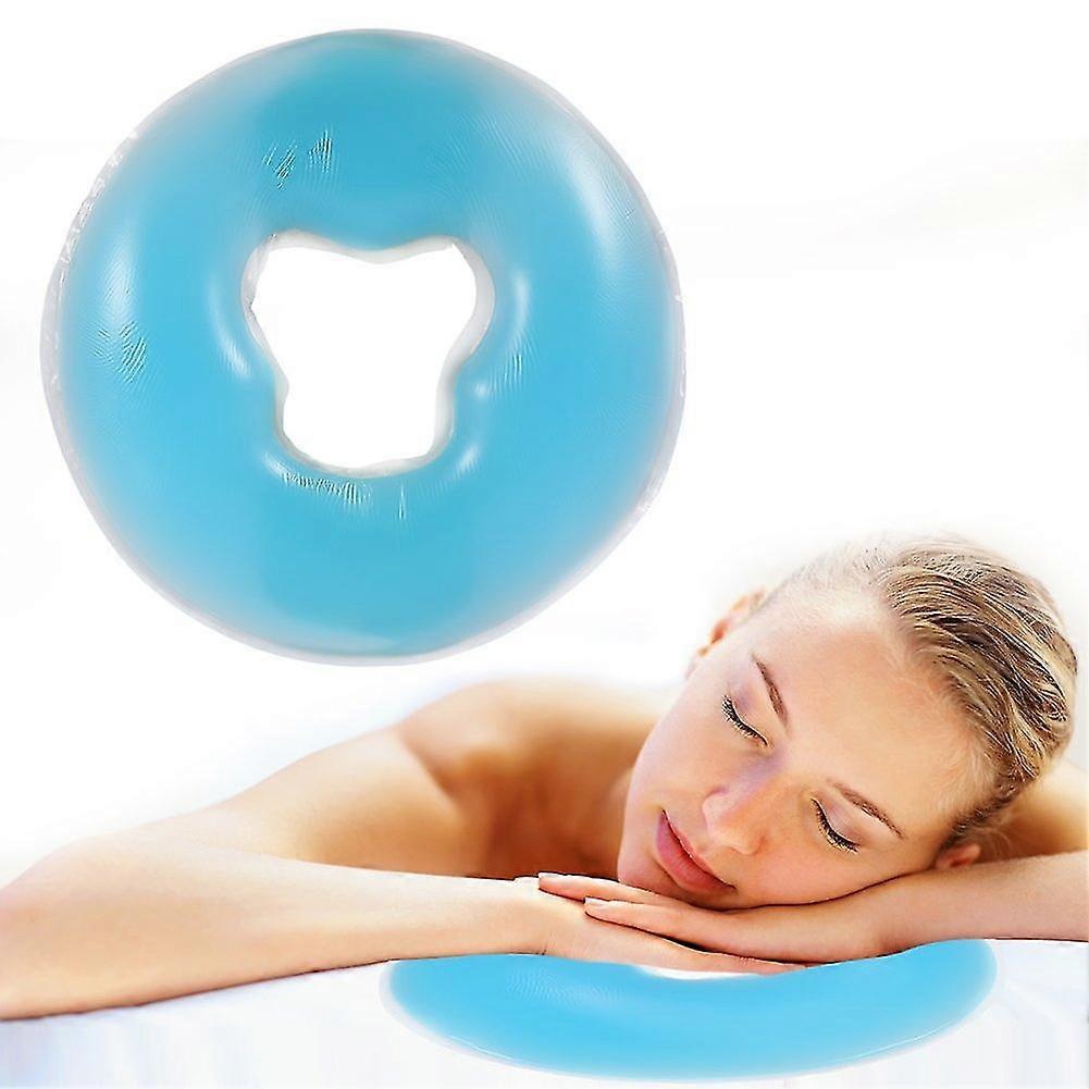Silicone Pillow Soft Massage Face Relax Pillow Headrest, Spa Beauty Salon Skin Care Soft Overlay Fac