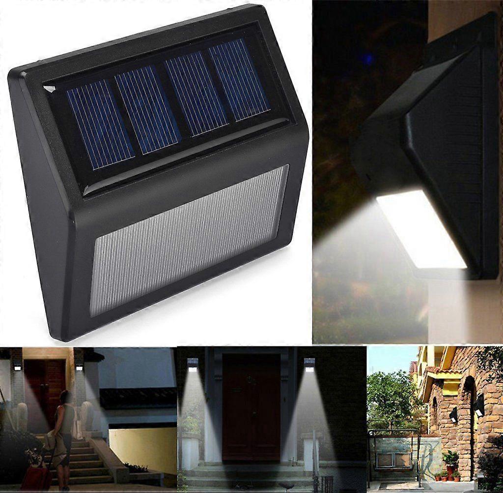 Outdoor Fence Lights,2Pack Solar Powered