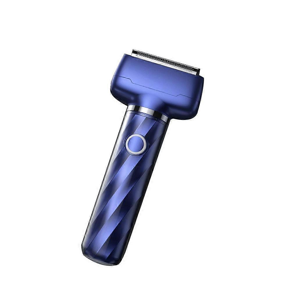 (Blue) Mini Shaver Waterproof Travel Shaver