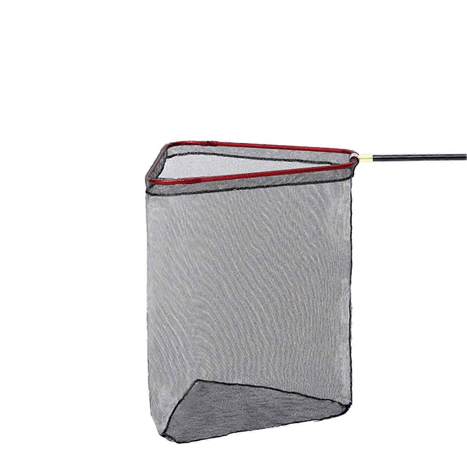 Fishing Net Foldable Deepened Reusable Triangle Squid Fishing Dip Net without Rod for Fisherman