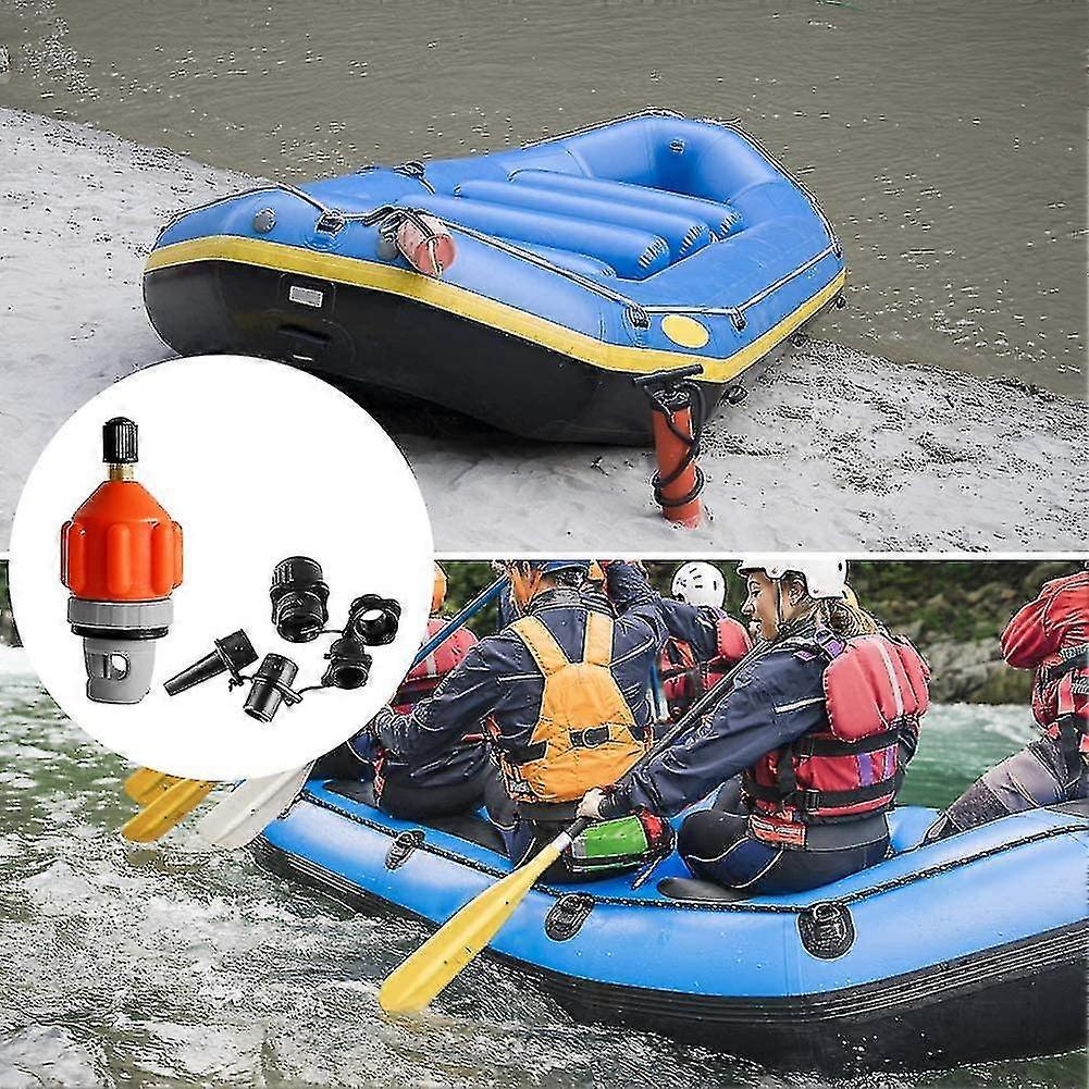 Air Valve Adapter Inflatable Boat Sup Pump Adaptor With Nozzle Multifunction Adaptor Compressor Air Valve Converter For Stand Up Paddle Boat