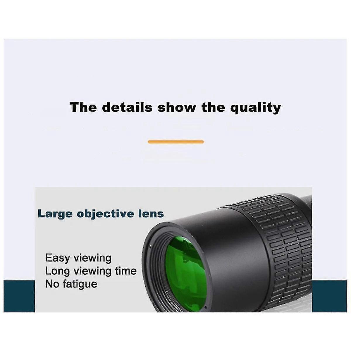 10-300x40 Hdズーム単眼望遠鏡モバイル望遠レンズ、屋外キャンプ用三脚付きバードウォッチング旅行