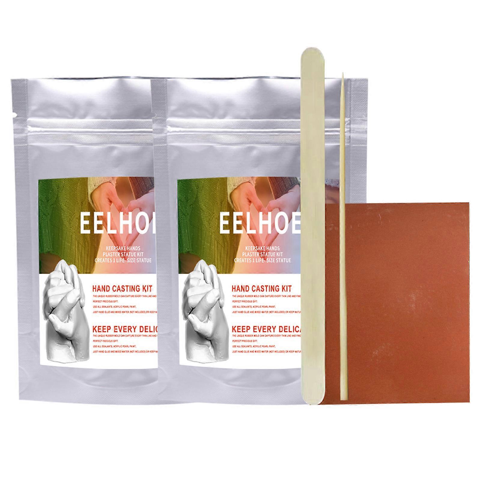 Hand Stencil Set Souvenir Casting Set DIY Plaster Casting Kit Handprint Keepsake Growth Memorials