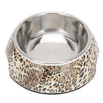 Dog Food and Water Bowl 2 in 1 Stainless Steel Feeder Dish with Anti-Slip Base