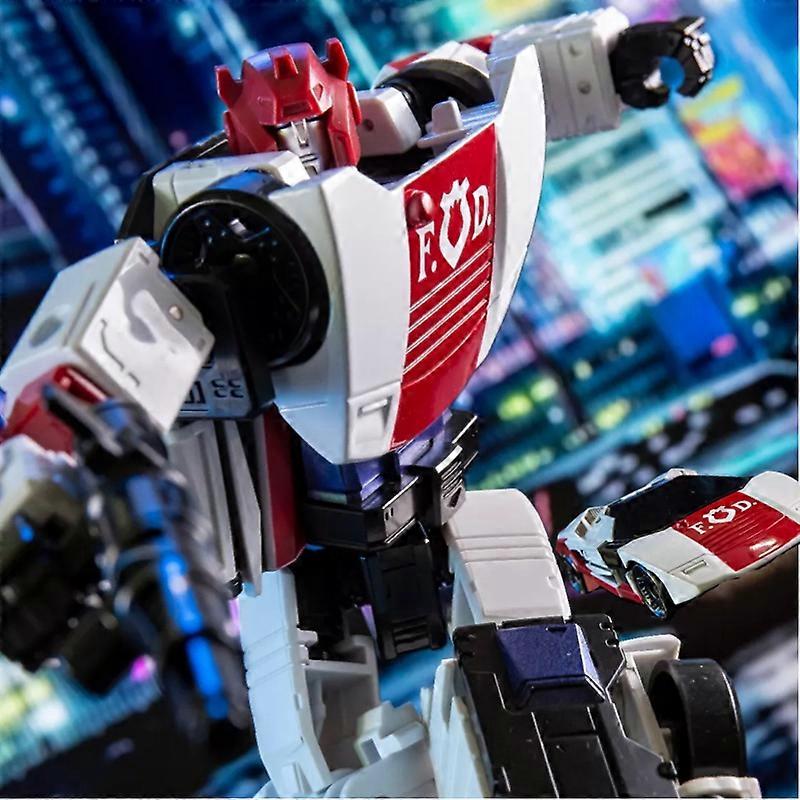 Mech Fans Toys MF-45 Fire Engine MF-45R Fire Rescue MF-46 Crane Action Figure Robot Toys 3rd Transformation G1 Style
