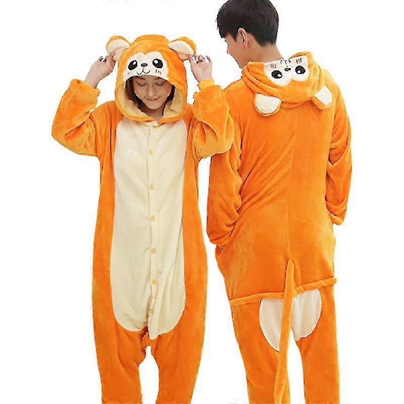 Golden Monkey Kostyme Pyjama Onesie-l