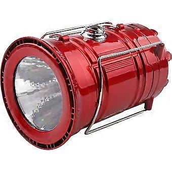 Solar LED Camping Lamp, XVZ Portable Flashlight Camping Lantern - Rechargeable and Waterproof for Outdoor Adventures