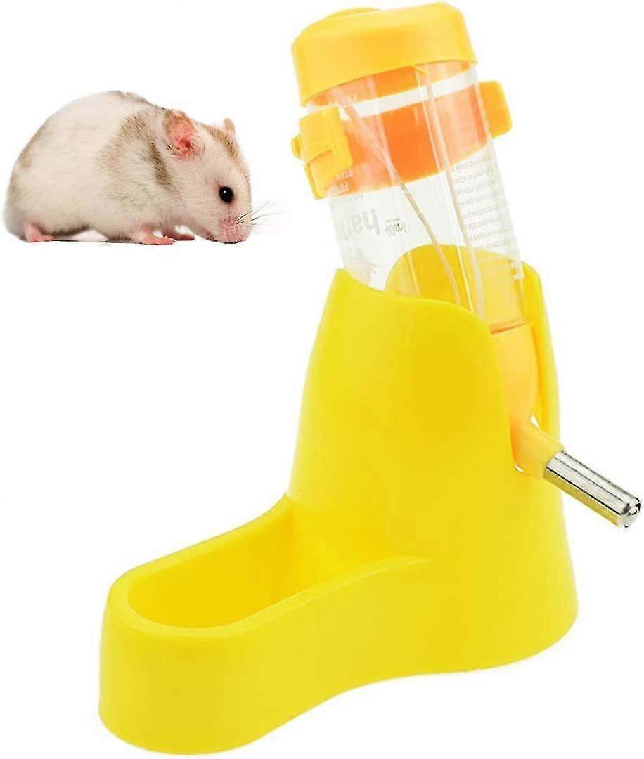 3 In 1 Hamster Hanging Water Bottle Pet Auto Dispenser With Base For Dwarf Hamster Mouse Rat Hedgehog