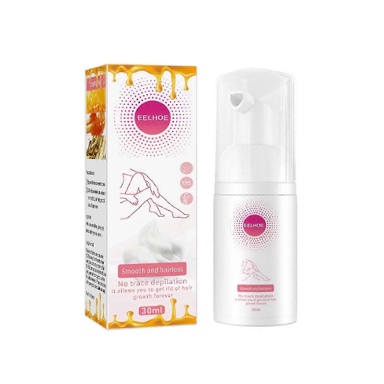 Spray de îndepărtare a părului Mousse de miere Îndepărtarea părului pentru întregul corp Mousse de îndepărtare a părului pentru axilă Picior A