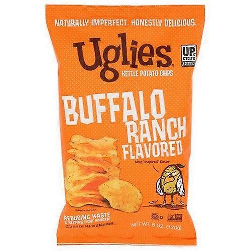 رقائق بطاطس بافلو رانش القبيحة ، 6 أونصة (علبة 12)