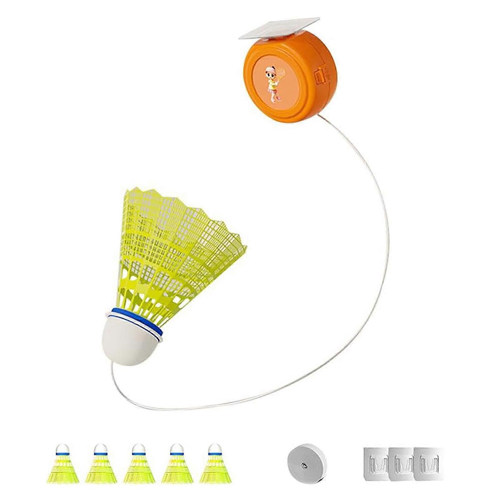 Badminton Training Tool,Badminton Single-Player Adjustable Trainer Device, Rebound Training Elastic,100% New