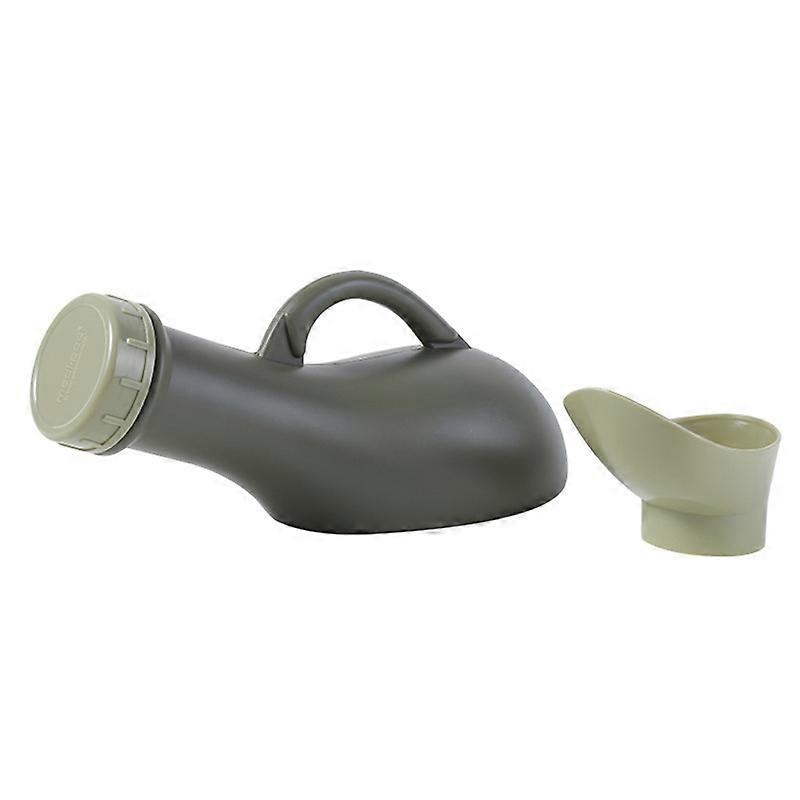 Urinal Male Female Portable Unisex 1L: Urinal Gun With Cap Handle Urinal Bottle Pee Pissoir Car For Travel Plastic Anti Reflux Urinary Basin Bed Night