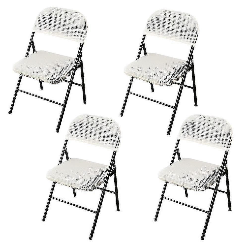 4 قطع قابلة للطي كرسي سبليت مقعد غطاء لحفل الزفاف Homeys