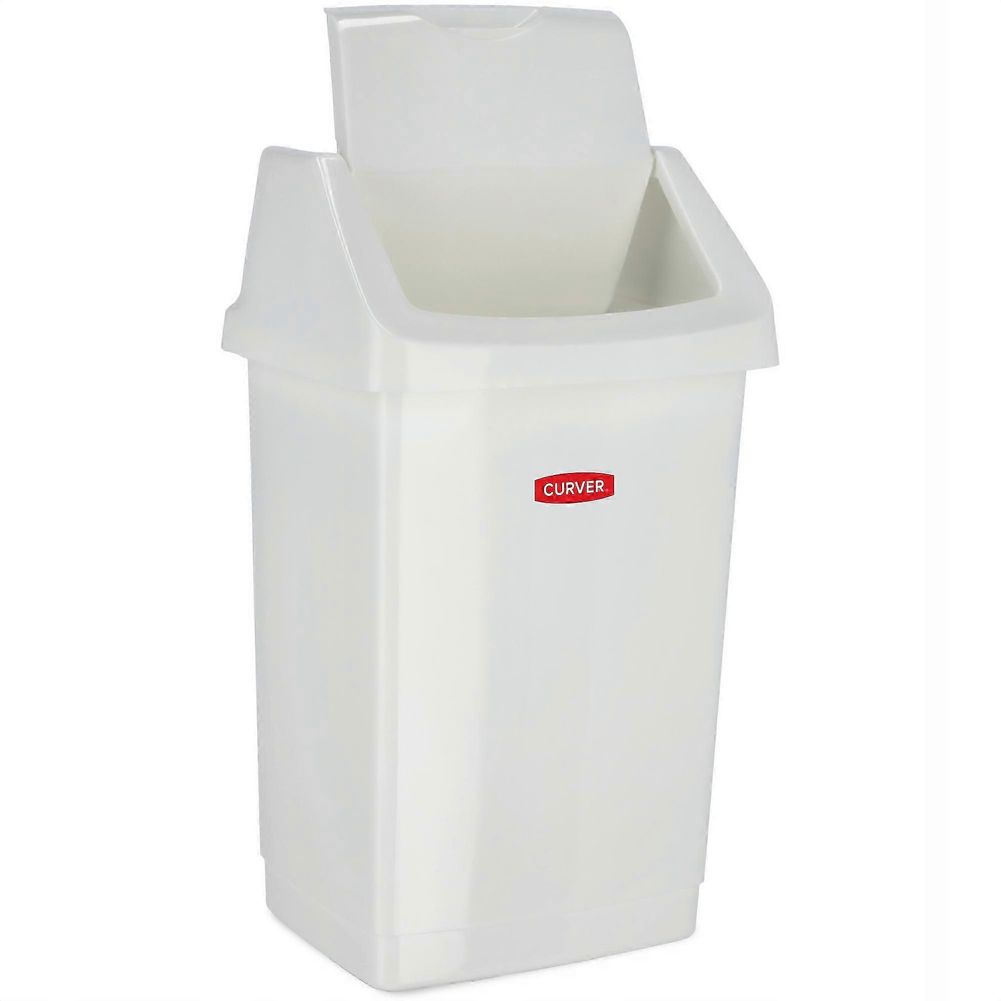CURVER Kantelbare afvalbak 25 l wit