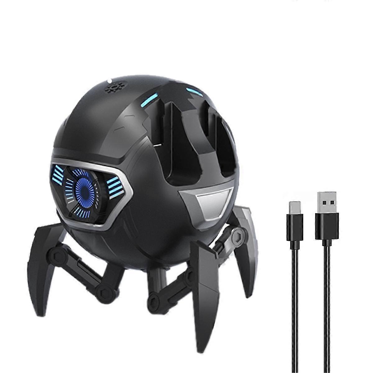 4-in-1 Charger Grip for & OLED Game Controller LED Indicator Charging Dock Station