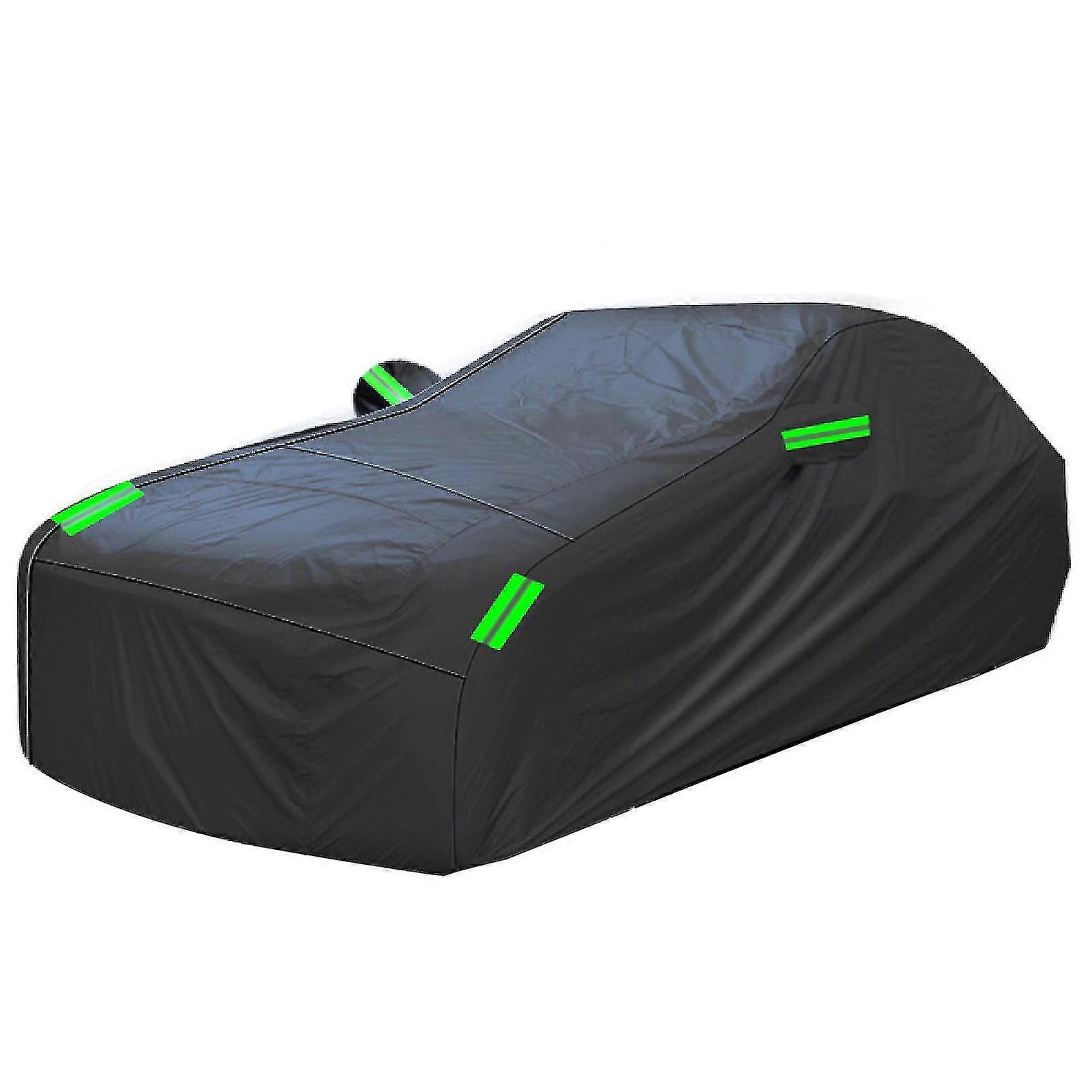 Car Cover Waterproof With Reflective Strip Ultra Thick Sunscreen Automotive Cover For Car