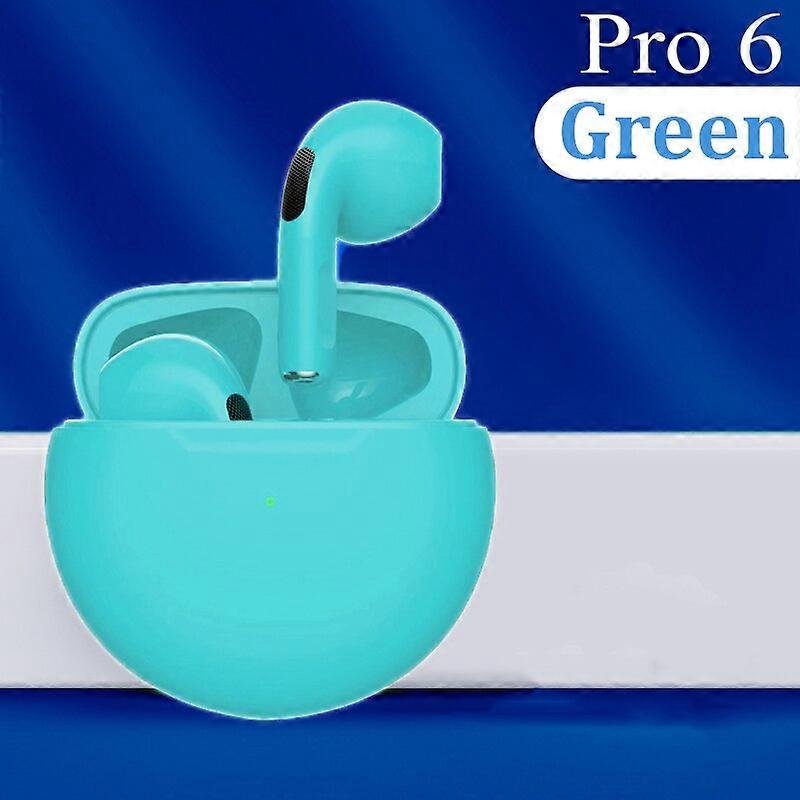 Air Pro 6 TWS Bluetooth Earphone Wireless Headphone HiFi Bass Game Headset Touch Control 6 Generation Pro6 tws Bluetooth Earbuds Headphones & Headsets