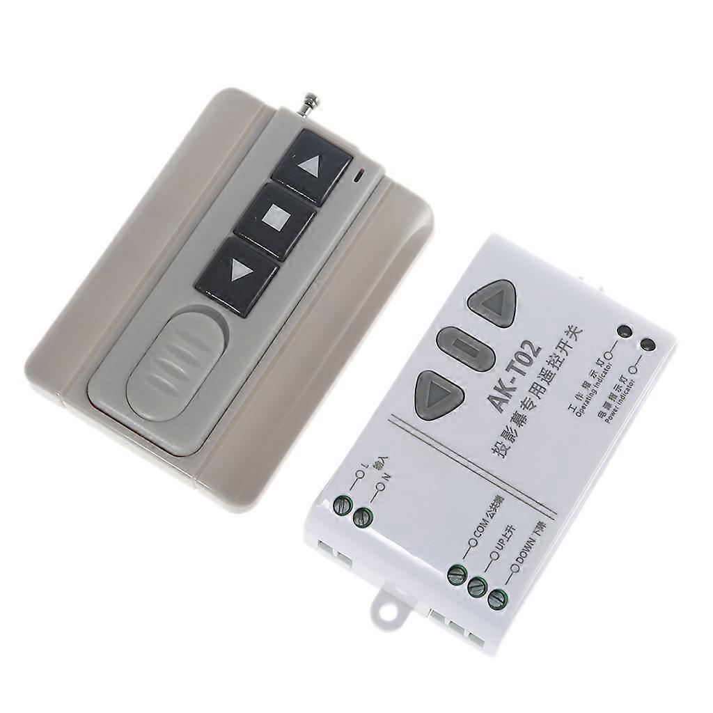 433Mhz RF Remote Control AC 220V Relay Receiver RF Transmitter for Garage Door