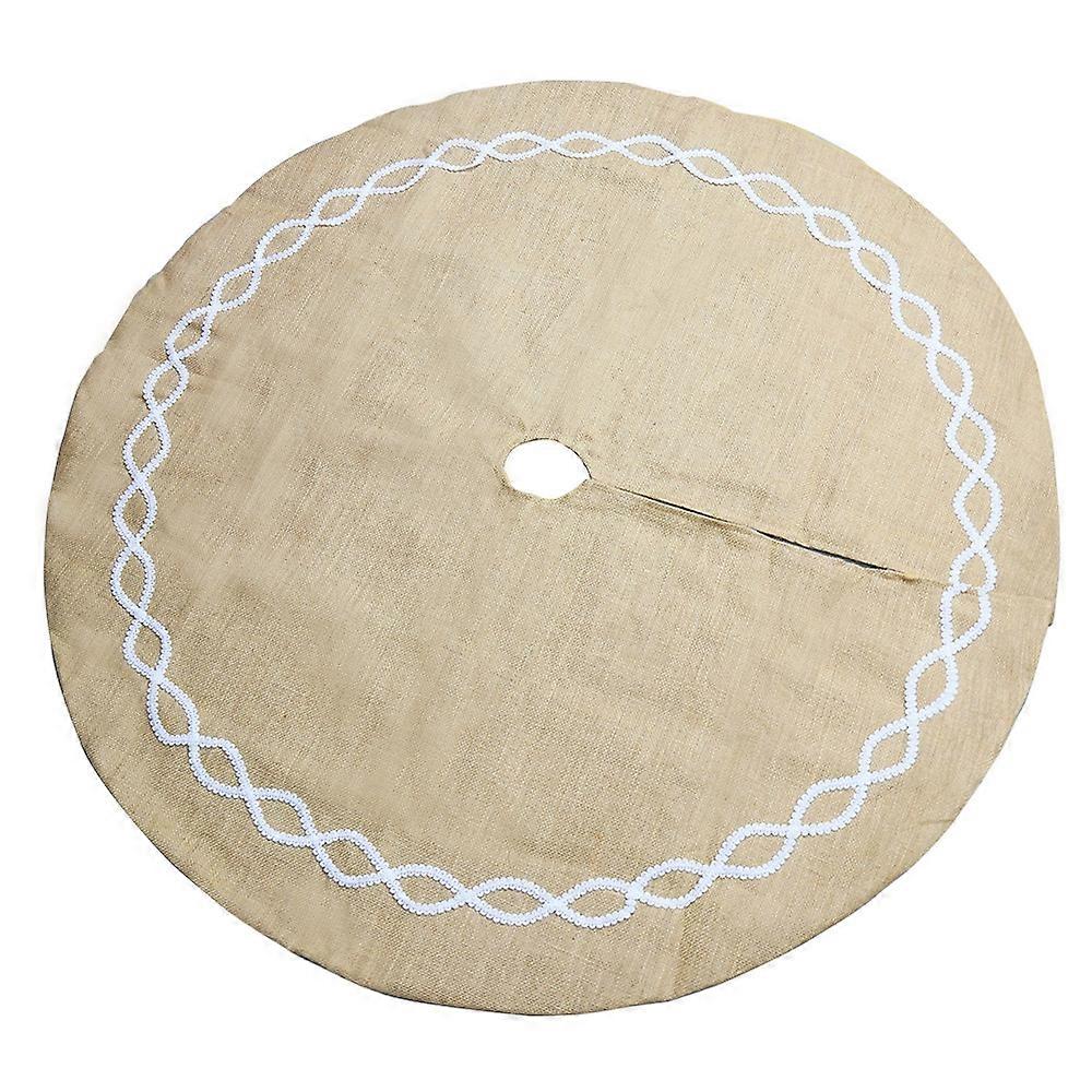 Weihnachtsbaumschürze Jutetuch Baumrock