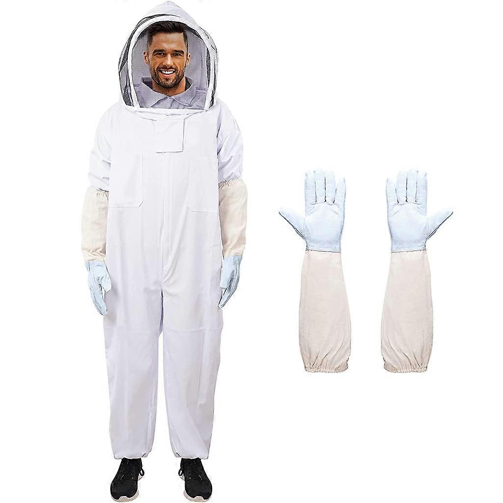 L/XL/XXL Size Breathable Soft Bee Suit for Beekeepers Beekeeping Utility Tool